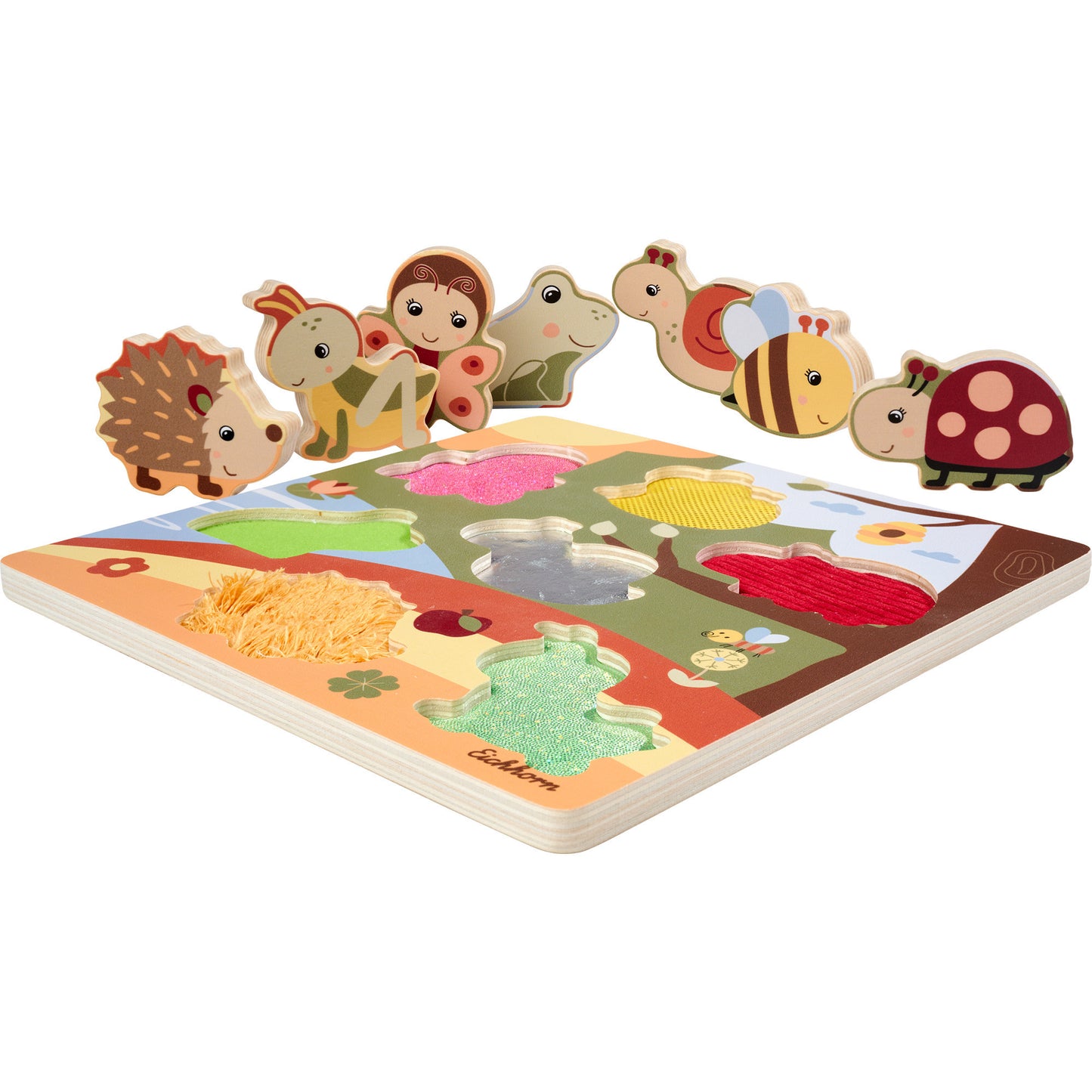 Fühlpuzzle mit Stoff