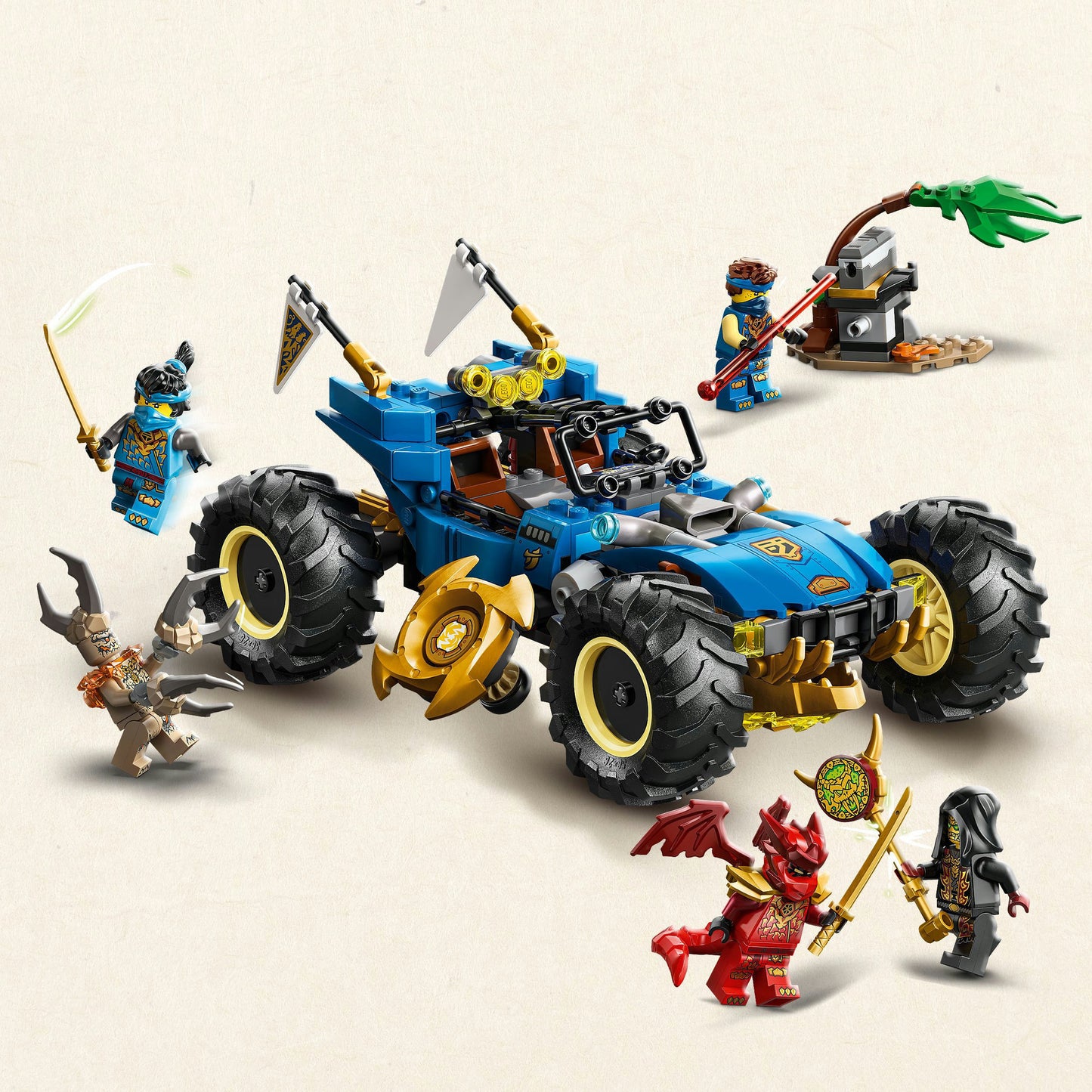 71856 Ninjago Jays Transformationsflitzer, Konstruktionsspielzeug