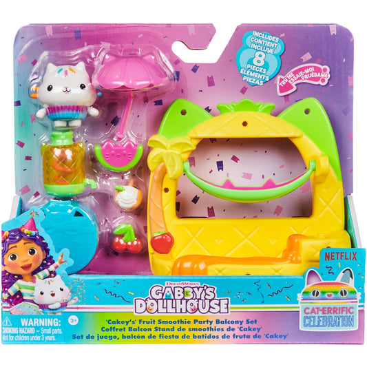 Spinmaster Gabby's Dollhouse - Balkon-Spielset Kuchis Saftbar