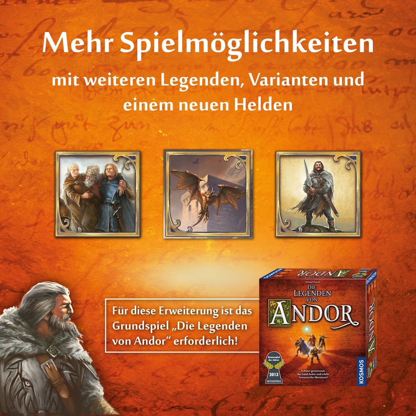 KOSMOS Die Legenden von Andor - Die Bonus-Box, Brettspiel