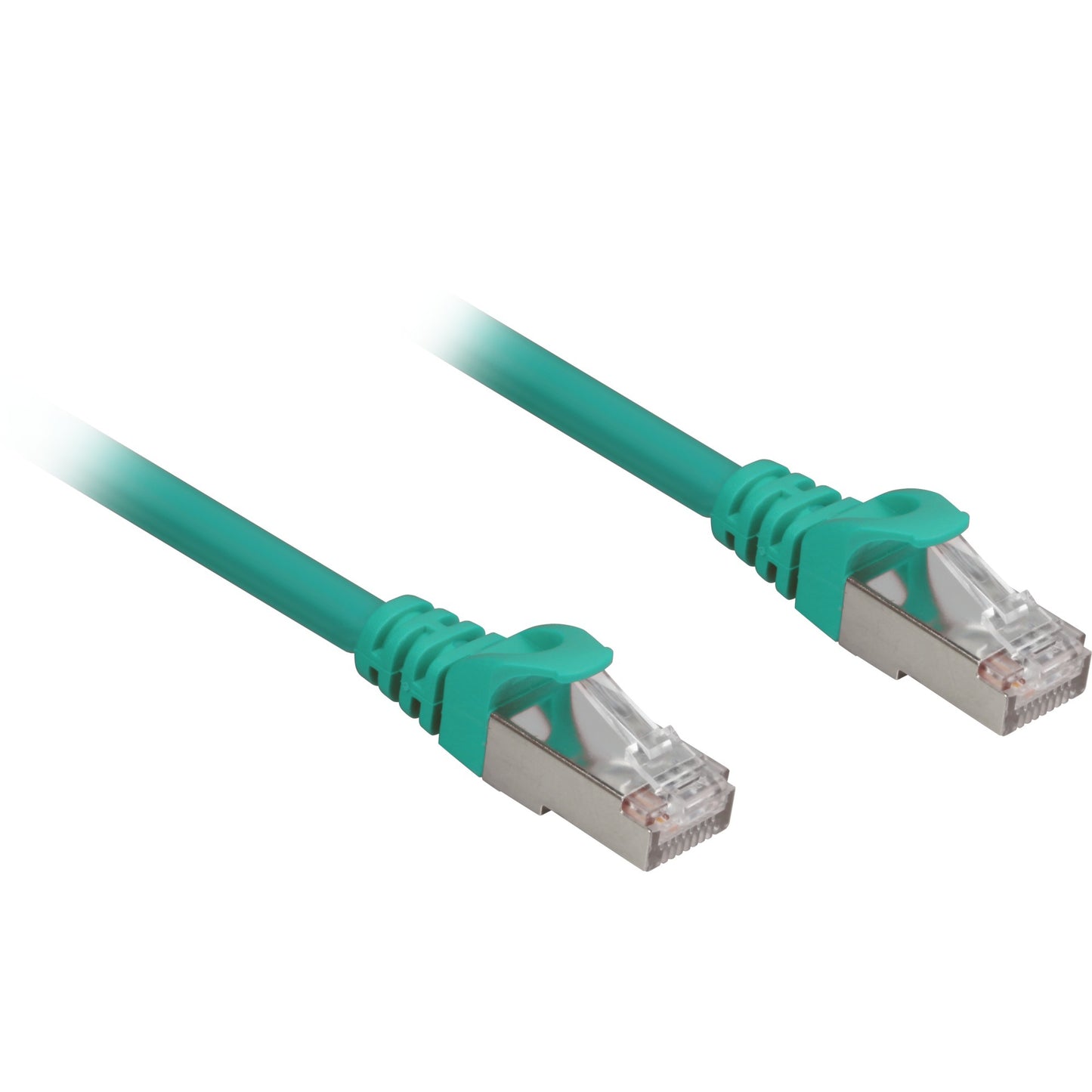 Sharkoon Patchkabel RJ45 Cat.6a SFTP (grün, 25 cm, LSOH (Halogenfrei))