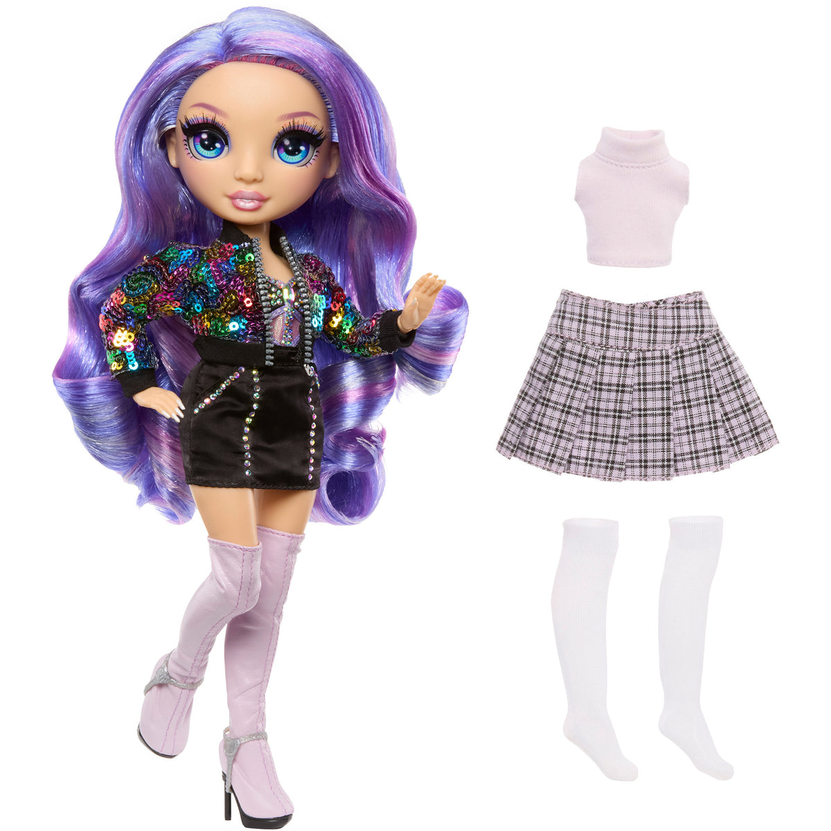 Rainbow High Style Icons - Violet, Puppe