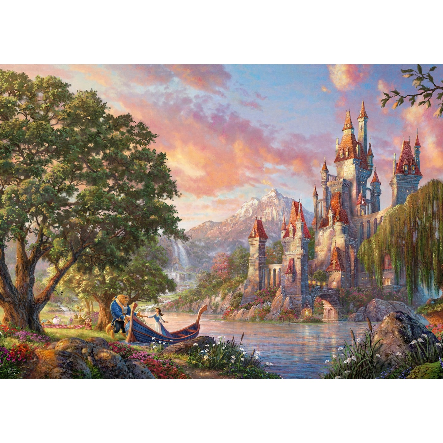 Schmidt Spiele Thomas Kinkade Studios: Belle's Magical World (Disney Dreams Collections)