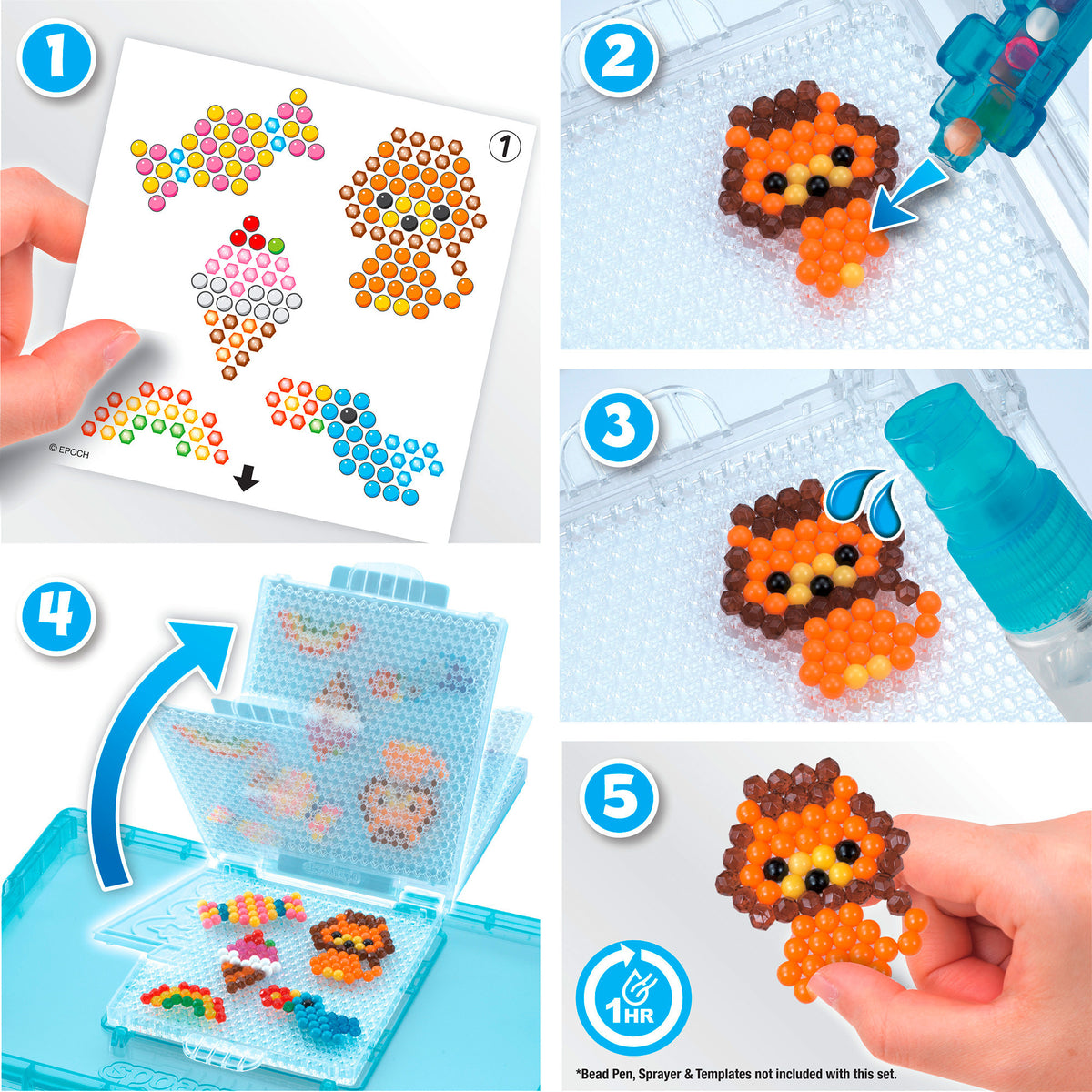 Aquabeads - Glitzerperlen, Basteln