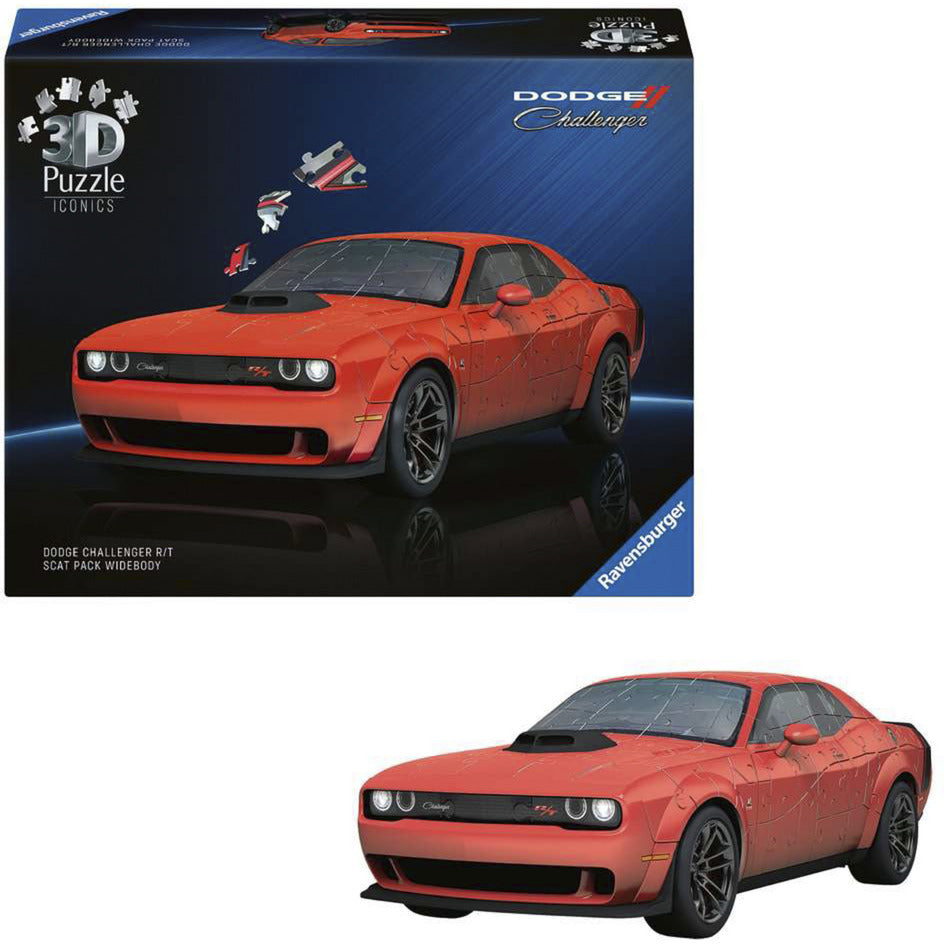 3D Puzzle Iconics: Dodge Challenger R/T Scat Pack Widebody