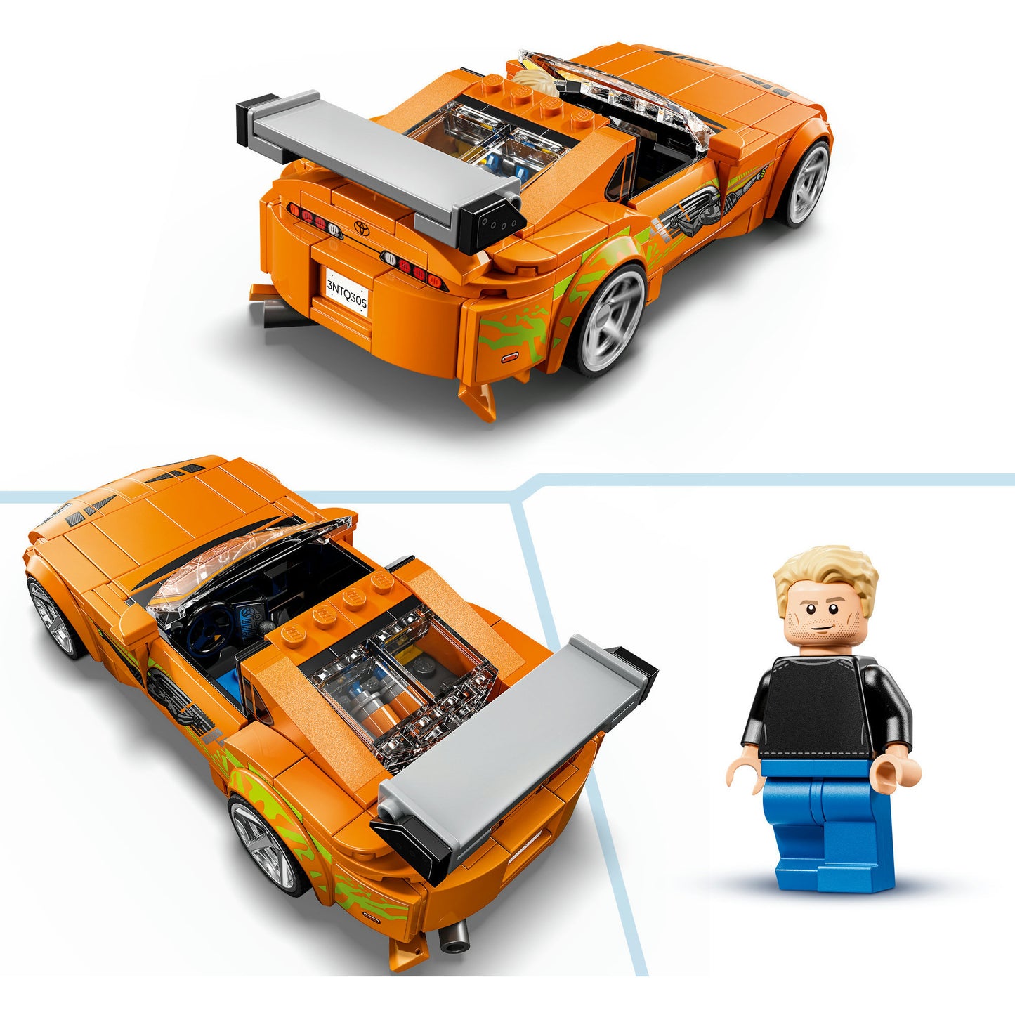 77260 Speed Champions The Fast and The Furious Toyota Supra MK4, Konstruktionsspielzeug