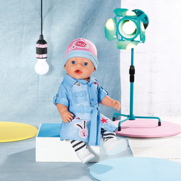 BABY born Deluxe Jeans Kleid 43cm, Puppenzubehör