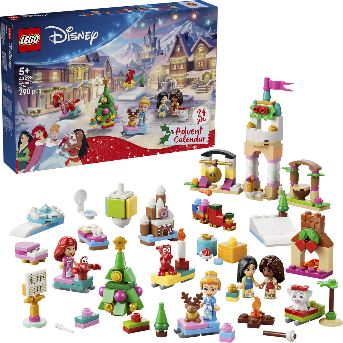 43298 Disney Princess Adventskalender 2026, Konstruktionsspielzeug