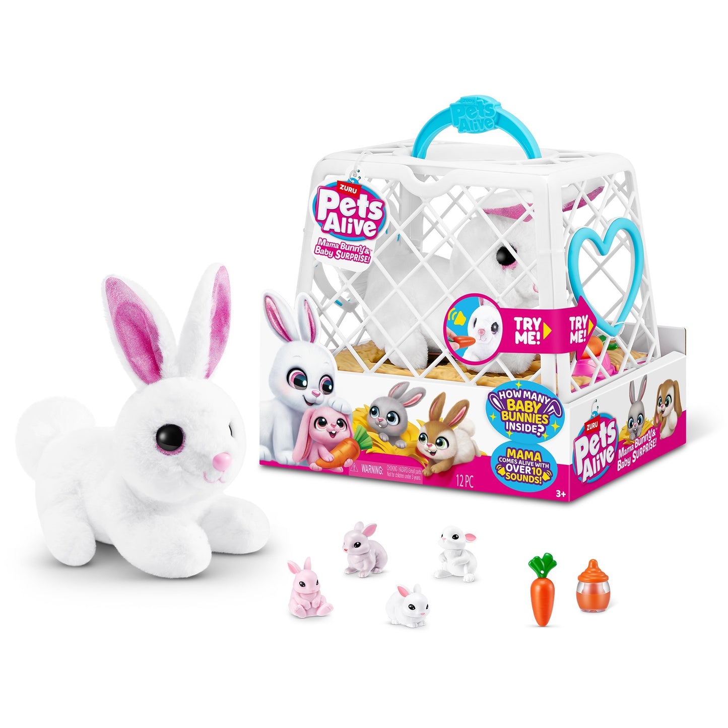 Pets Alive - Mama Bunny & Baby Surprise, Kuscheltier