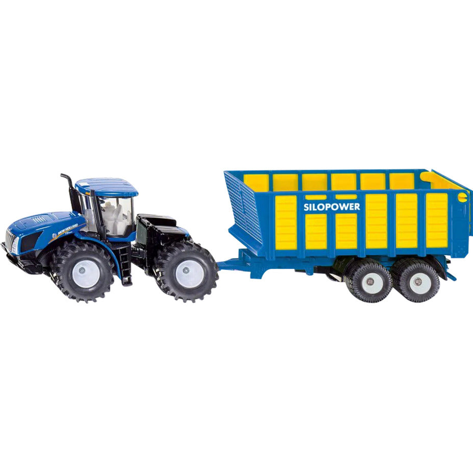 1947 FARMER New Holland mit Silagewagen, Modellfahrzeug