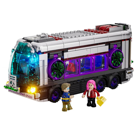 Cyberpunk Neoncity - Future Bus, Konstruktionsspielzeug