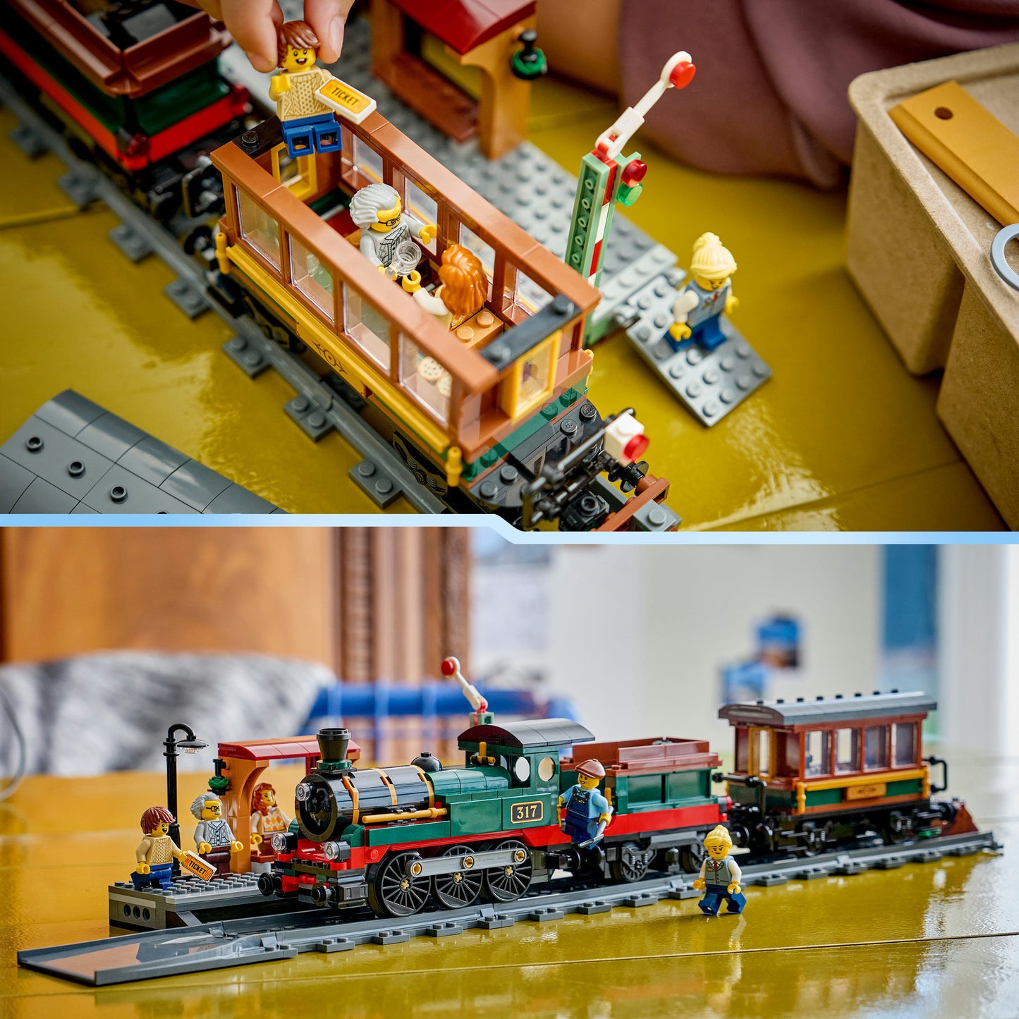 60511 City Klassischer Dampfzug, Konstruktionsspielzeug