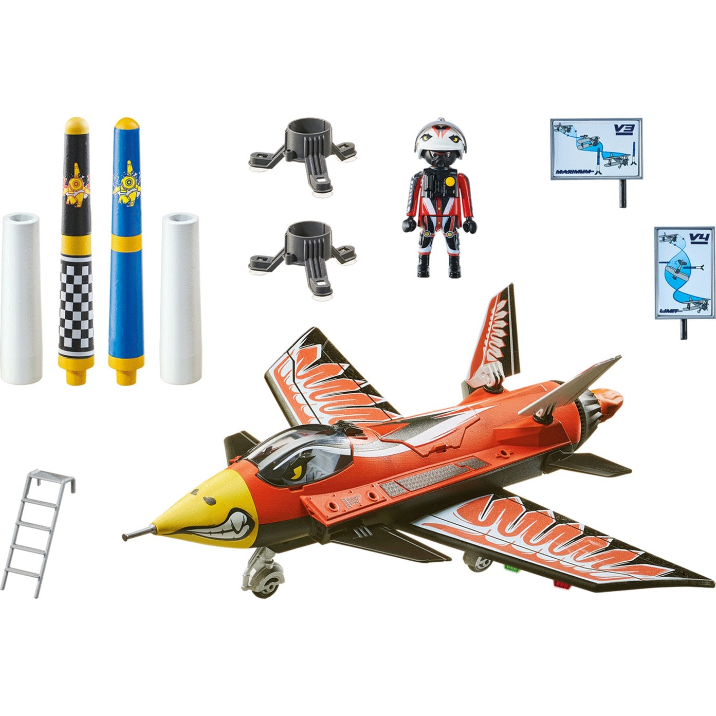 PLAYMOBIL 70832 Air Stuntshow Düsenjet "Eagle", Konstruktionsspielzeug