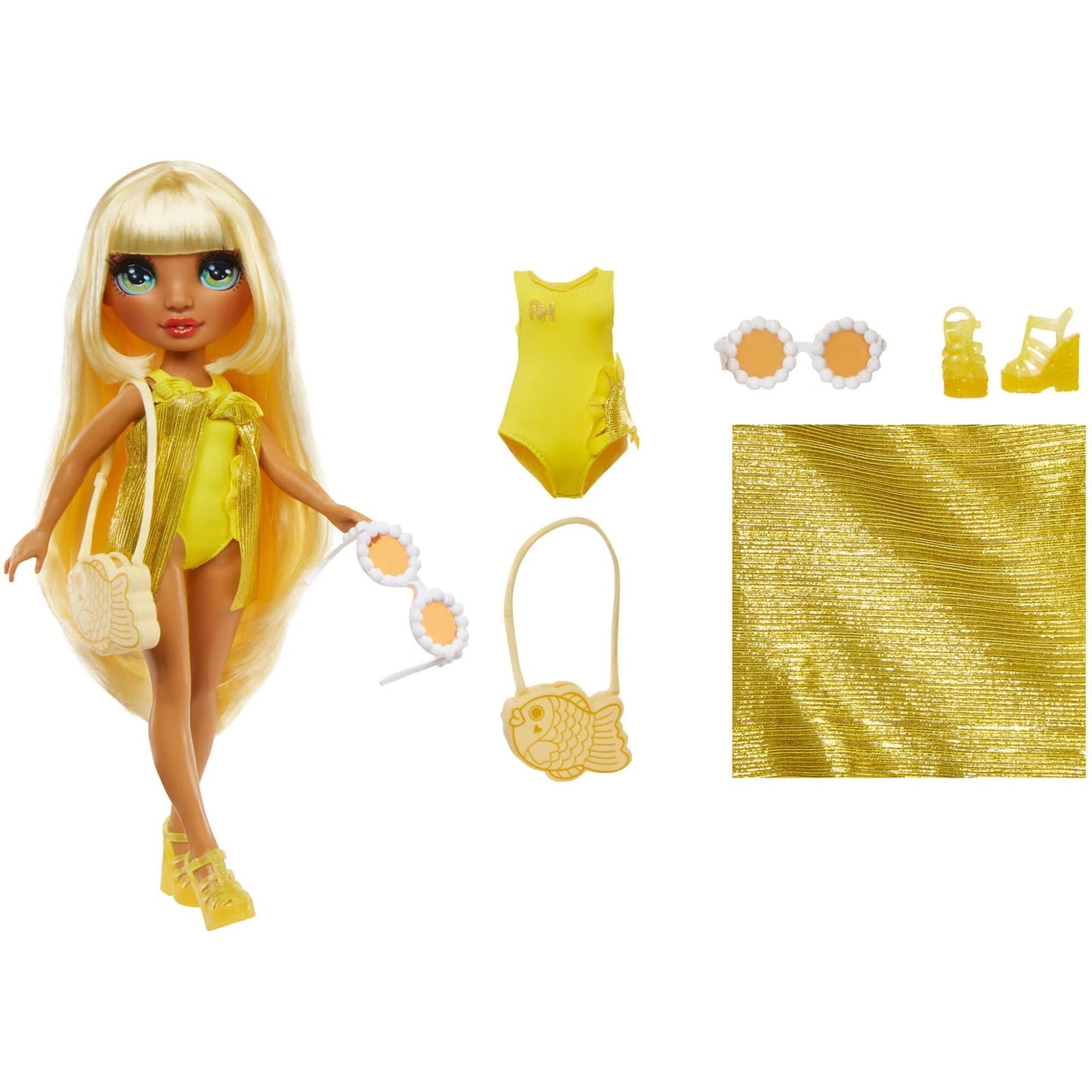 MGA Entertainment Rainbow High Swim & Style - Sunny (Yellow)