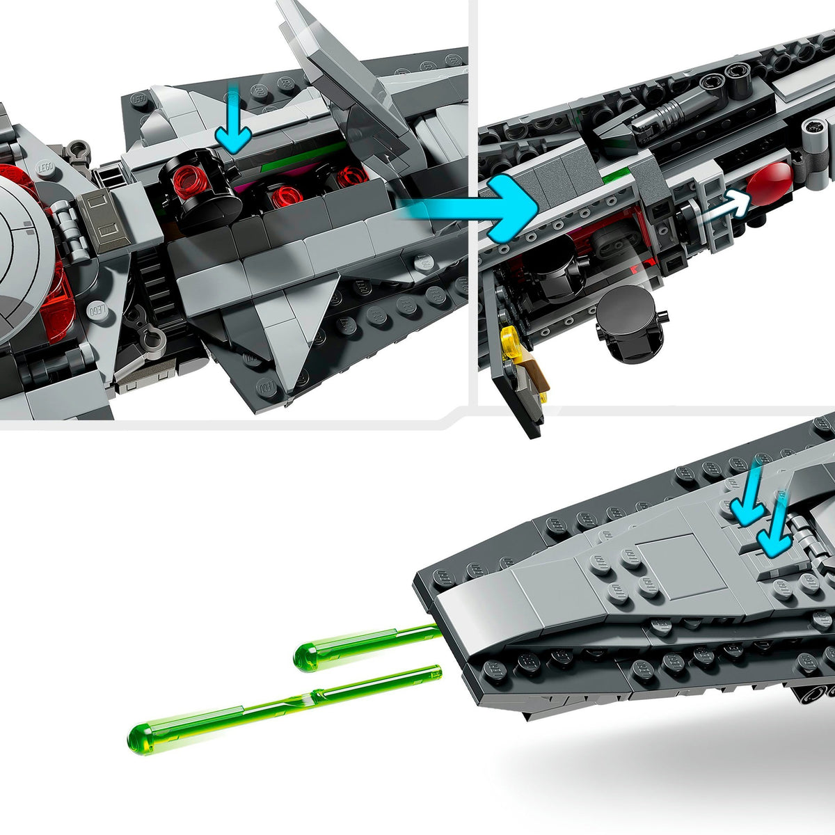 75383 Star Wars Darth Mauls Sith Infiltrator, Konstruktionsspielzeug