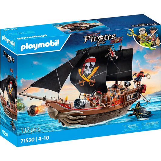 PLAYMOBIL 71530 Pirates Großes Piratenschiff, Konstruktionsspielzeug