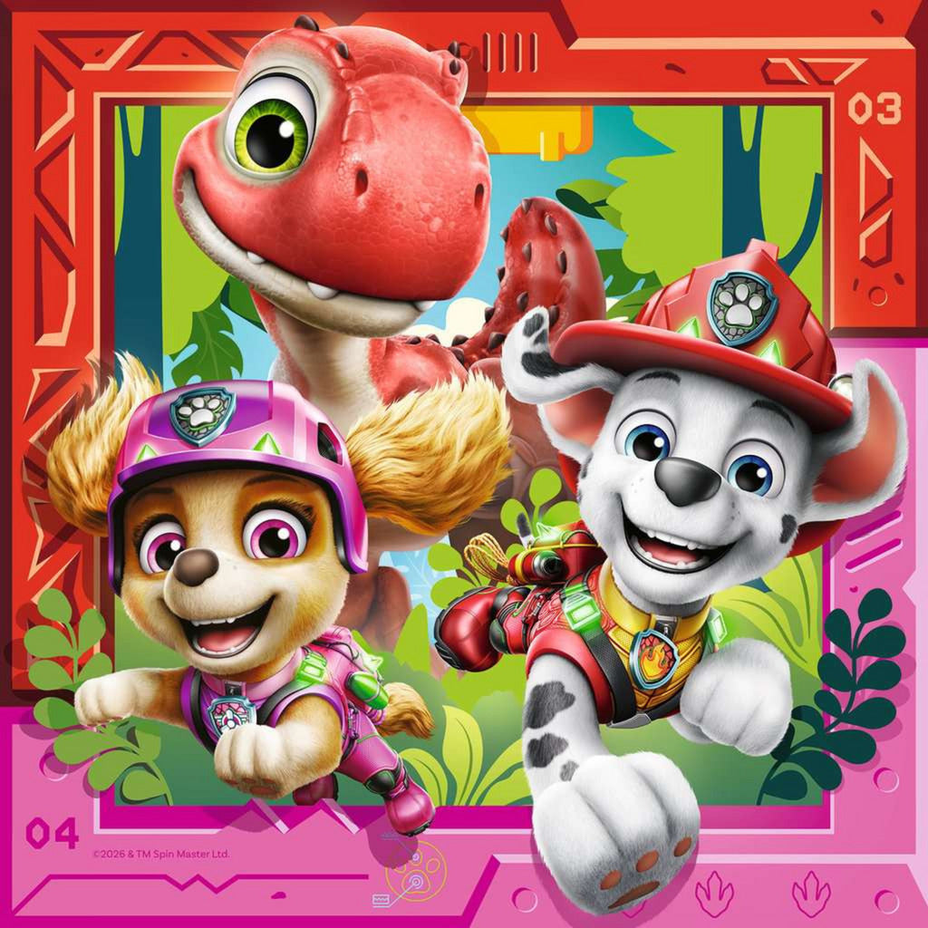 Kinderpuzzle Paw Patrol 3 Dino Movie