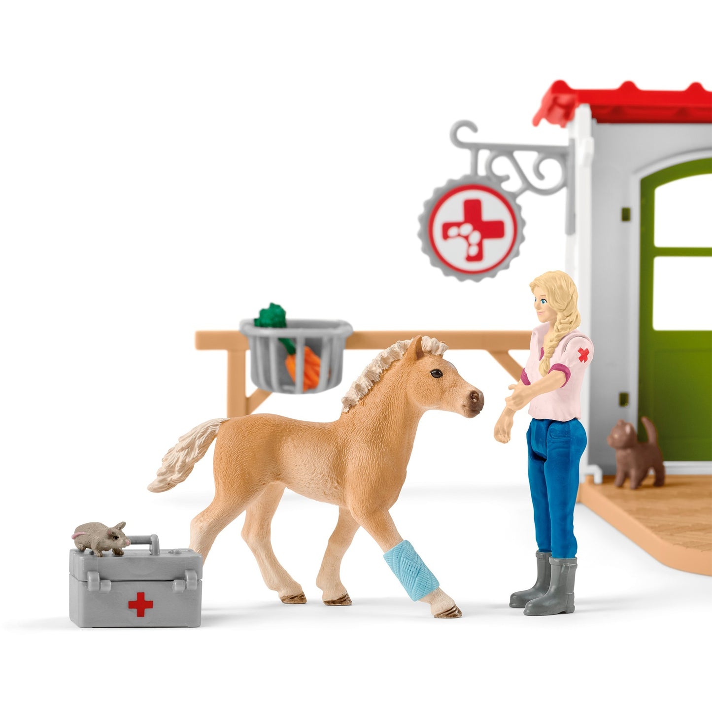 Schleich Farm World Tierarzt-Praxis mit Haustieren