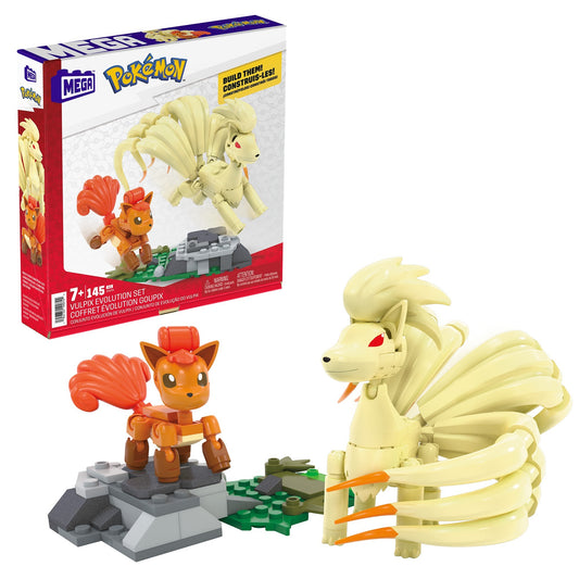 Mattel MEGA Pokémon Vulpix Evolution Set, Konstruktionsspielzeug