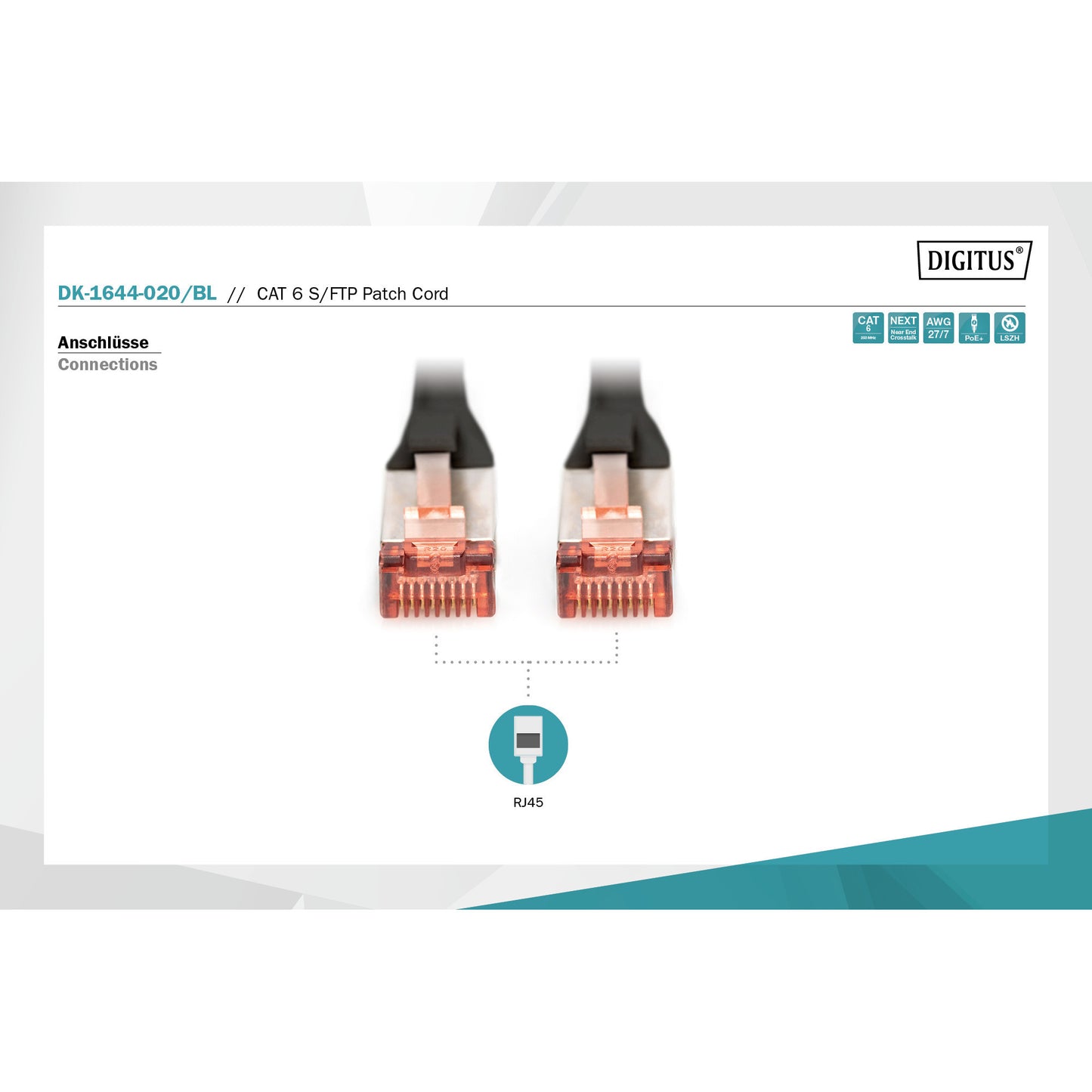 Patchkabel CAT 6 S/FTP 2m