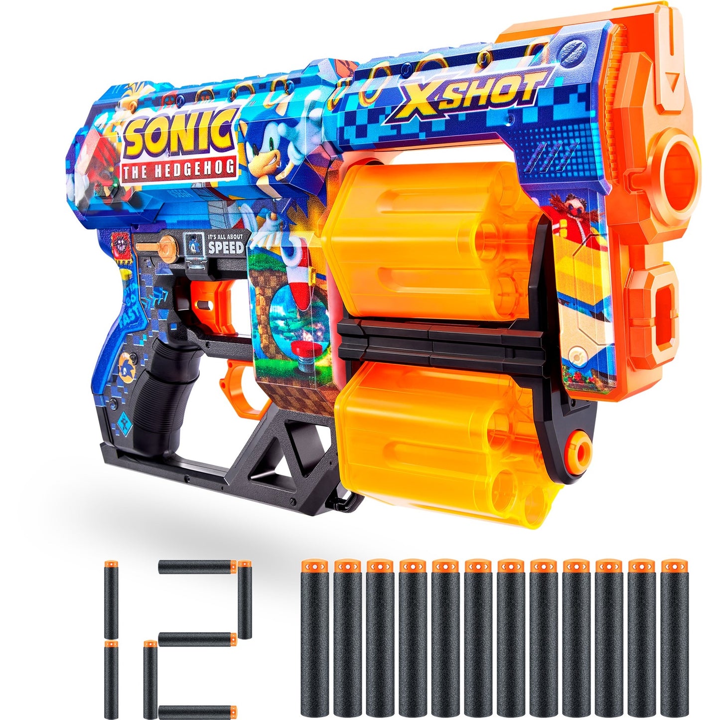 ZURU XSHOT Skins - Dread Sonic