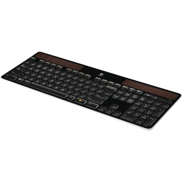 Logitech Wireless Solar Keyboard K750 (schwarz (glänzend)/silber, DE-Layout)