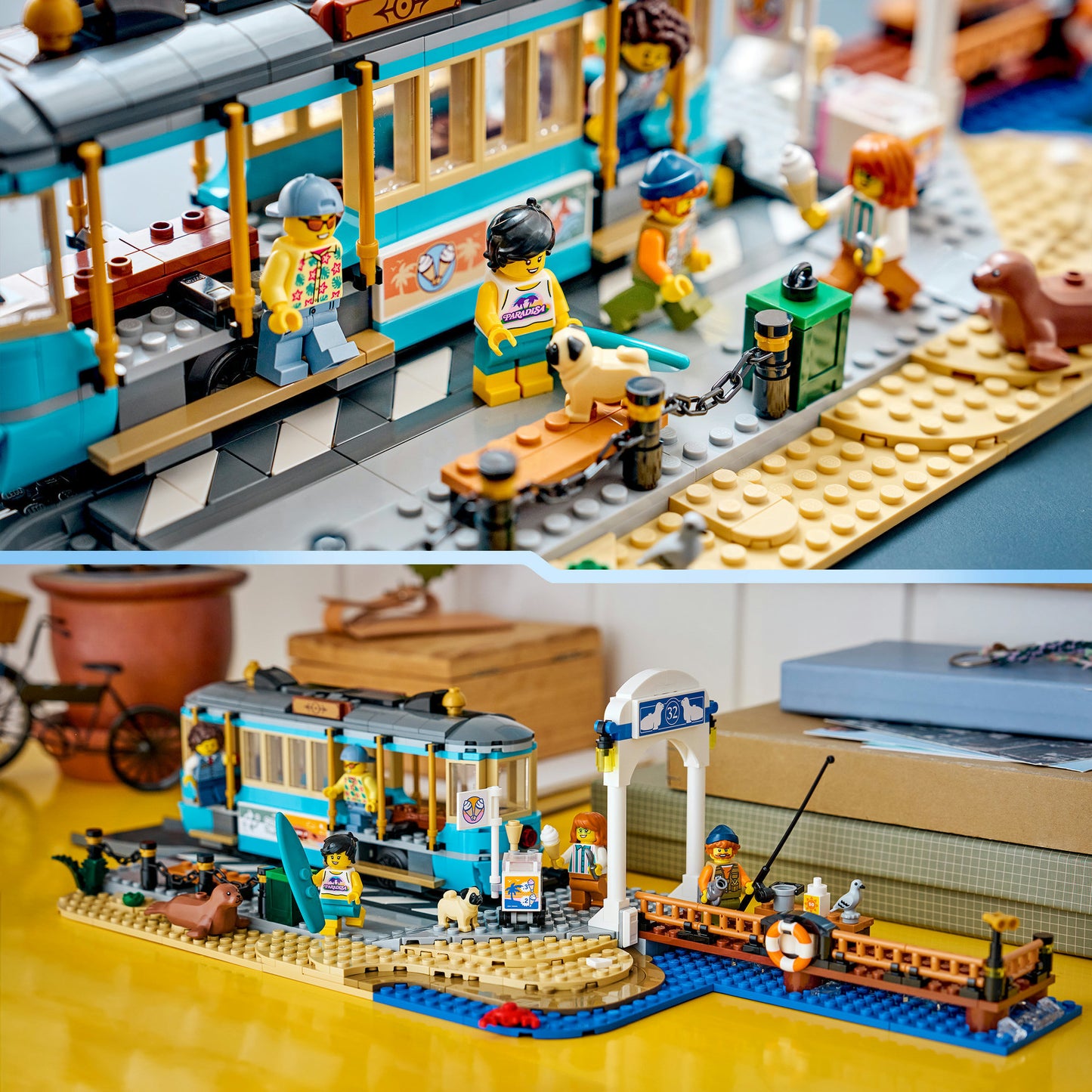 60506 City Klassische Strandstrassenbahn, Konstruktionsspielzeug