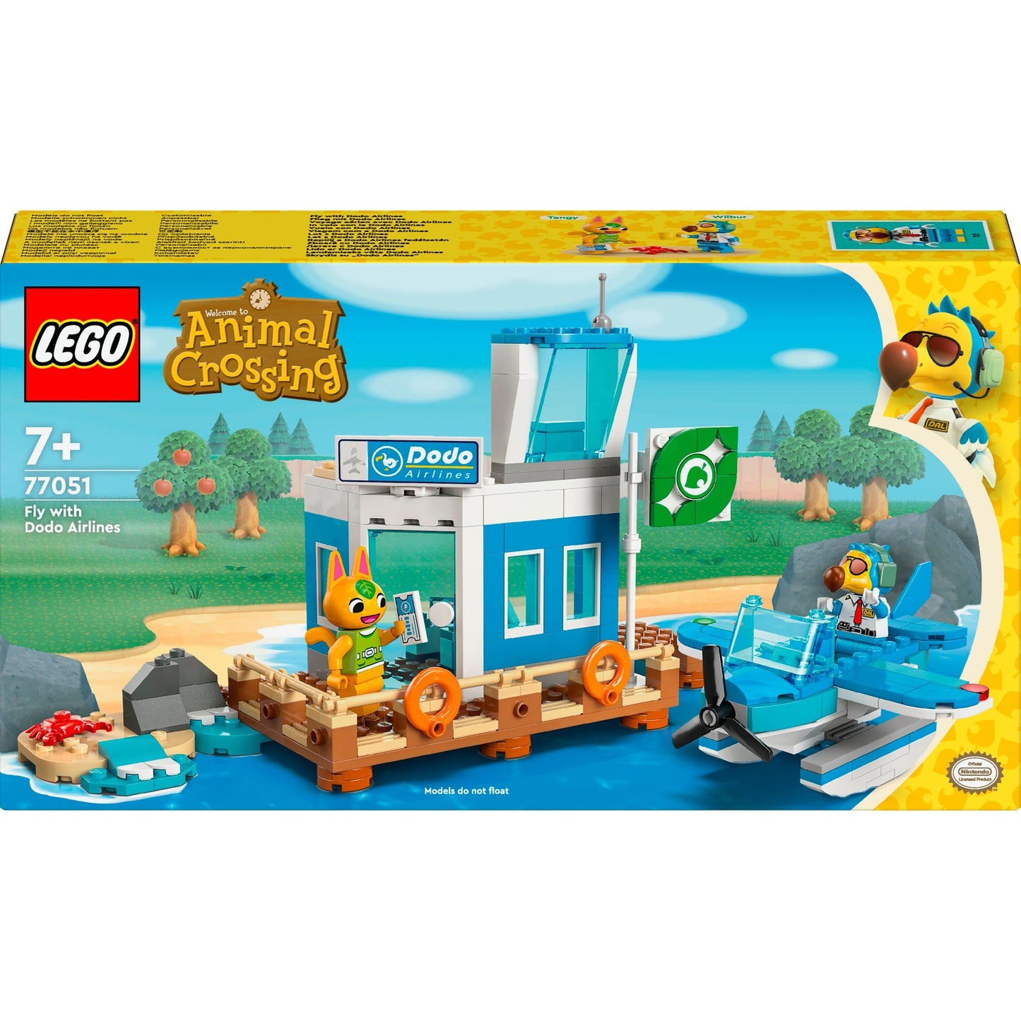 LEGO 77051 Animal Crossing Flieg mit Dodo Airlines, Konstruktionsspielzeug