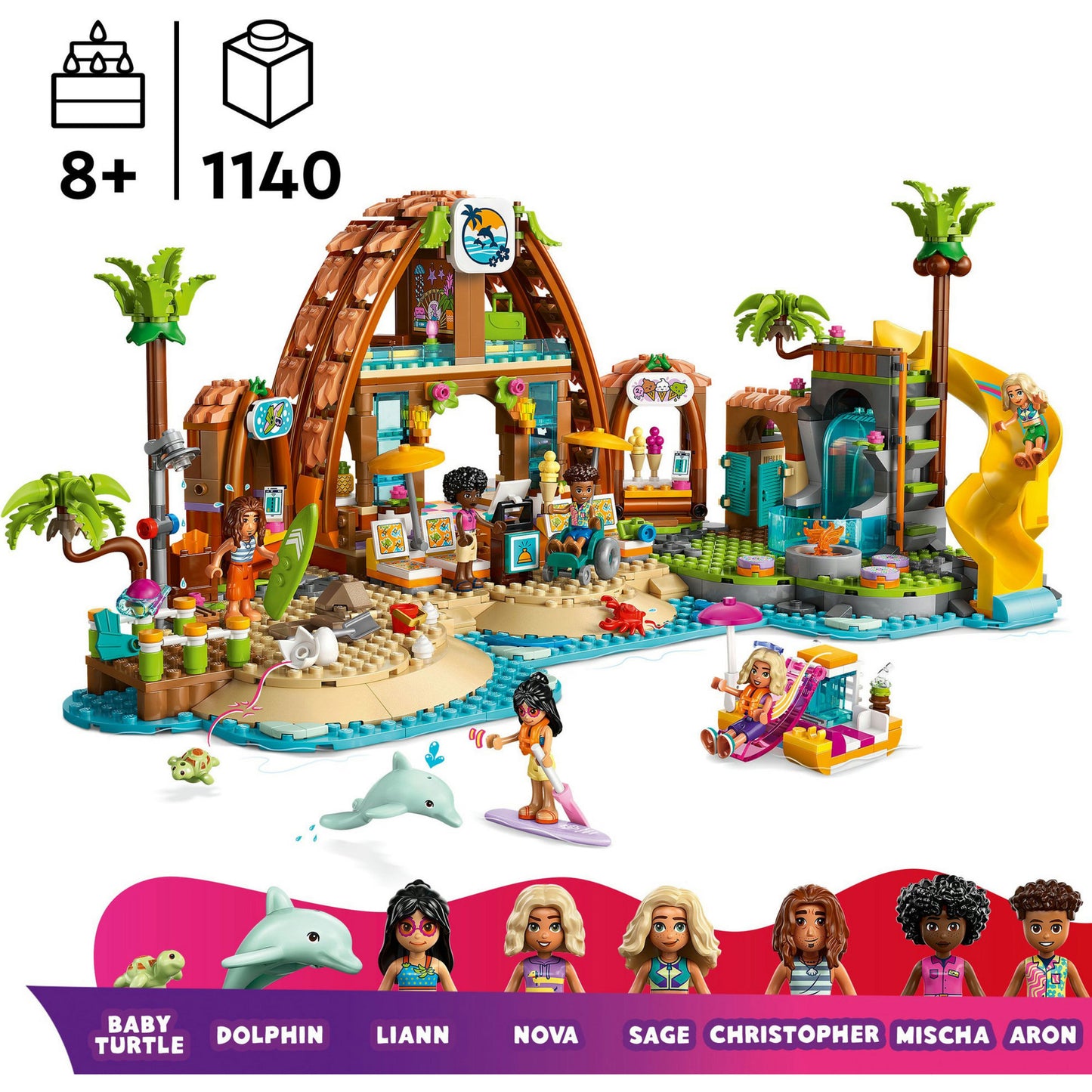 42673 Friends Familienurlaub im Strandresort, Konstruktionsspielzeug