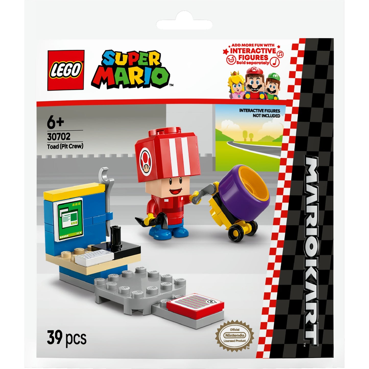 30702 Mario Kart -Toad (Boxencrew), Konstruktionsspielzeug