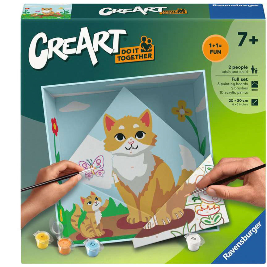 CreArt Do it together - Katze, Malen