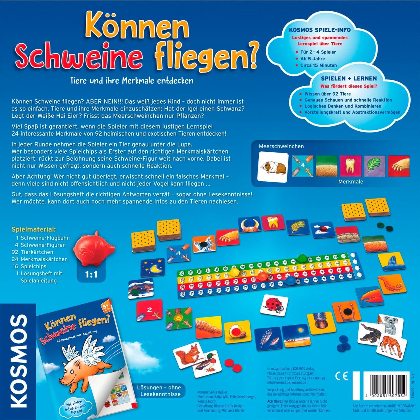 KOSMOS Können Schweine fliegen?, Brettspiel