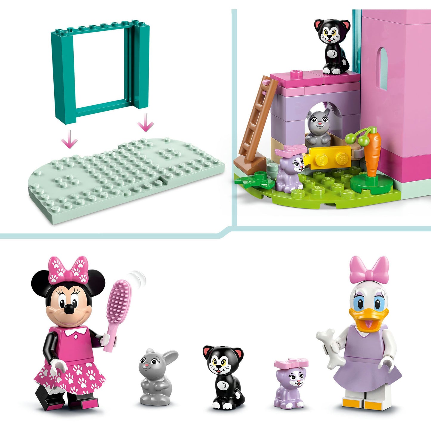 43274 Disney Classic Minnies Tierhotel, Konstruktionsspielzeug