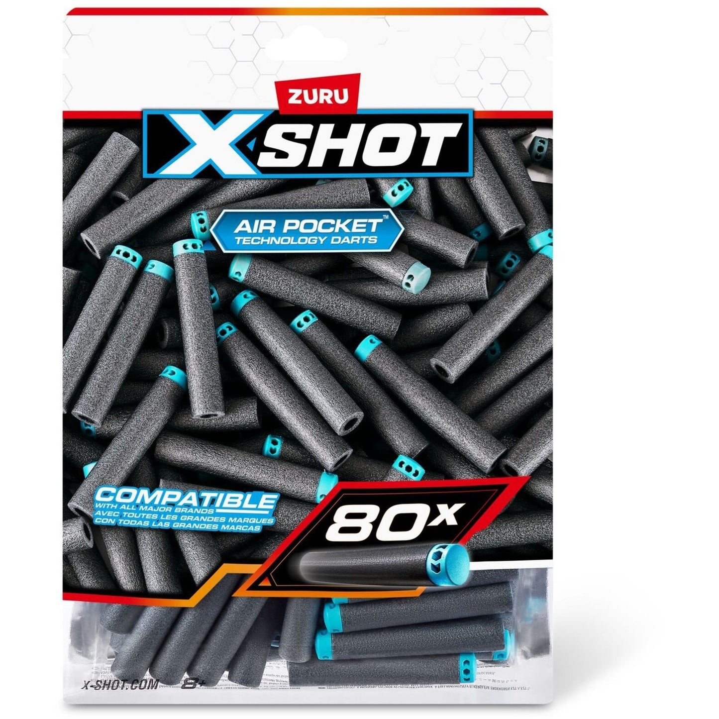 ZURU XSHOT Excel - Nachfüllpackung 80 Darts