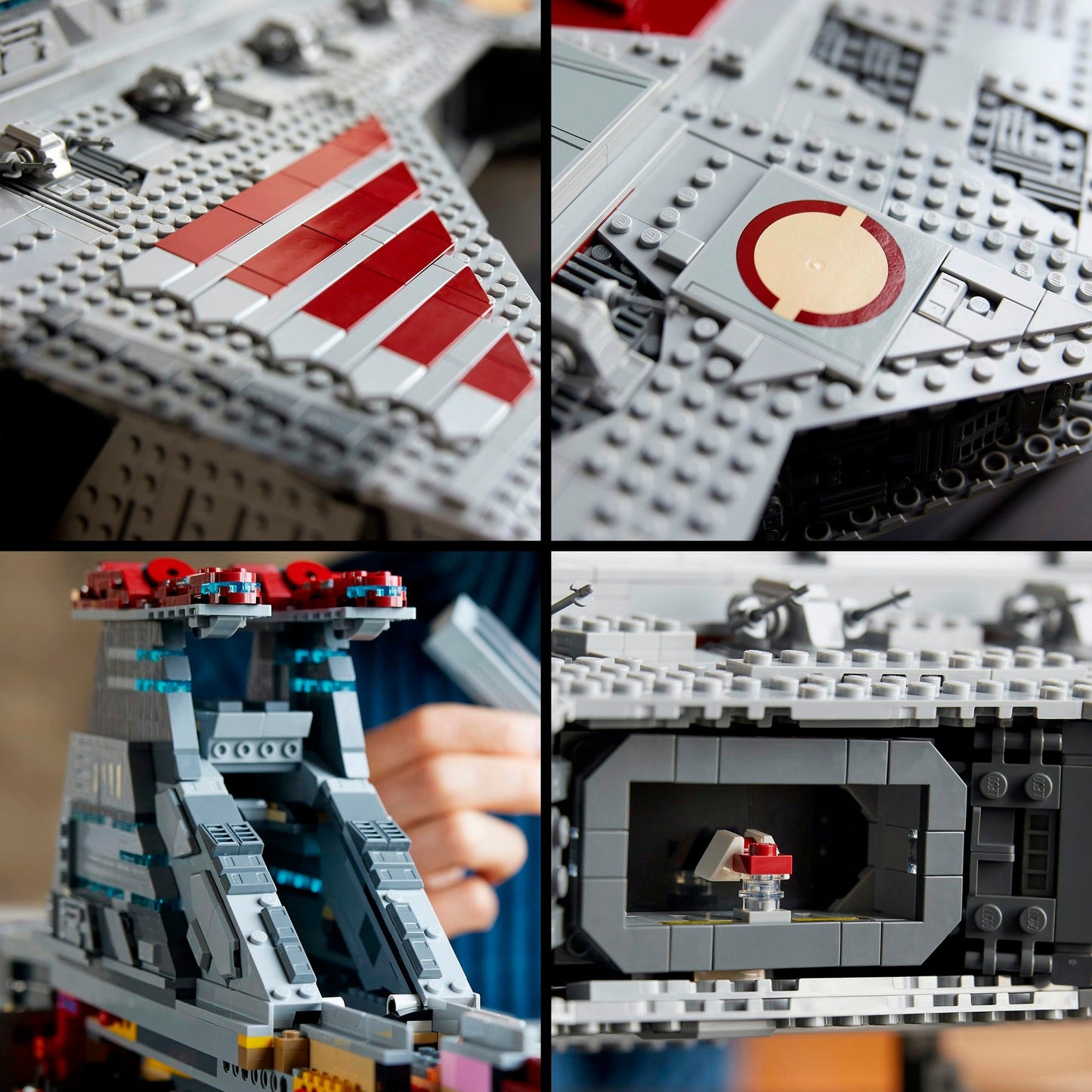 LEGO 75367 Star Wars Republikanischer Angriffskreuzer der Venator-Klasse, Konstruktionsspielzeug