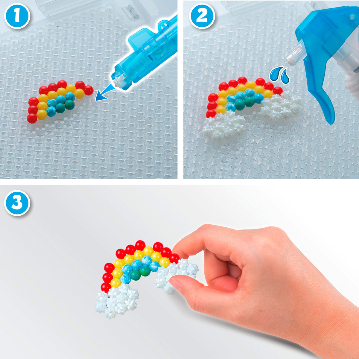 Aquabeads - Perlen Pop-Up Bastelplatte, Basteln