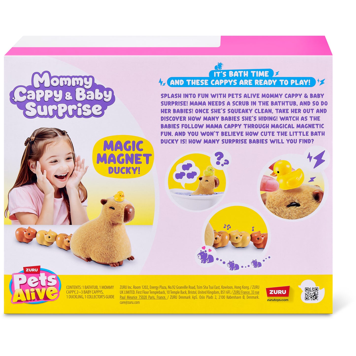 Pets Alive - Mommy Capybara and Baby Surprise, Spielfigur