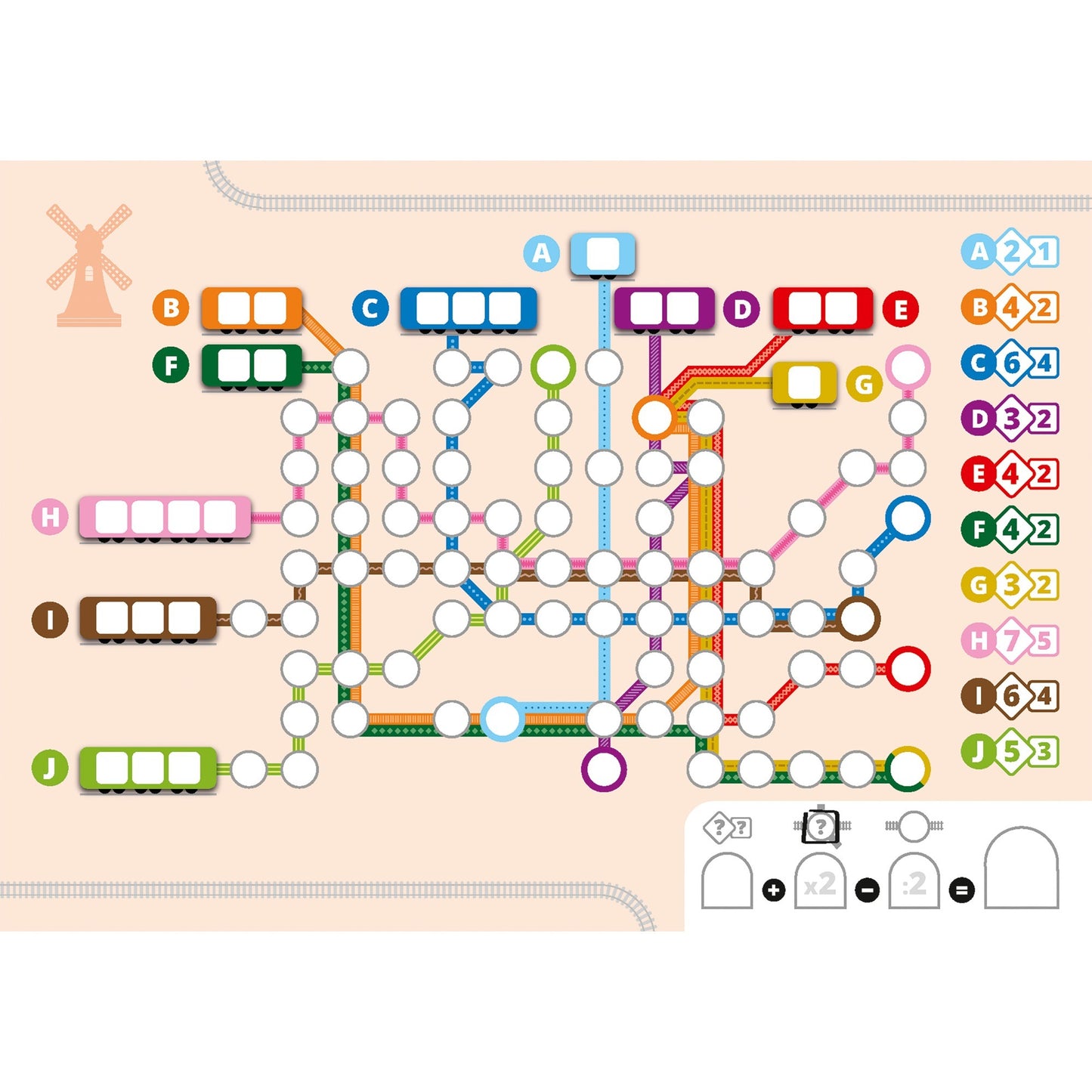 Schmidt Spiele Voll verplant, Brettspiel