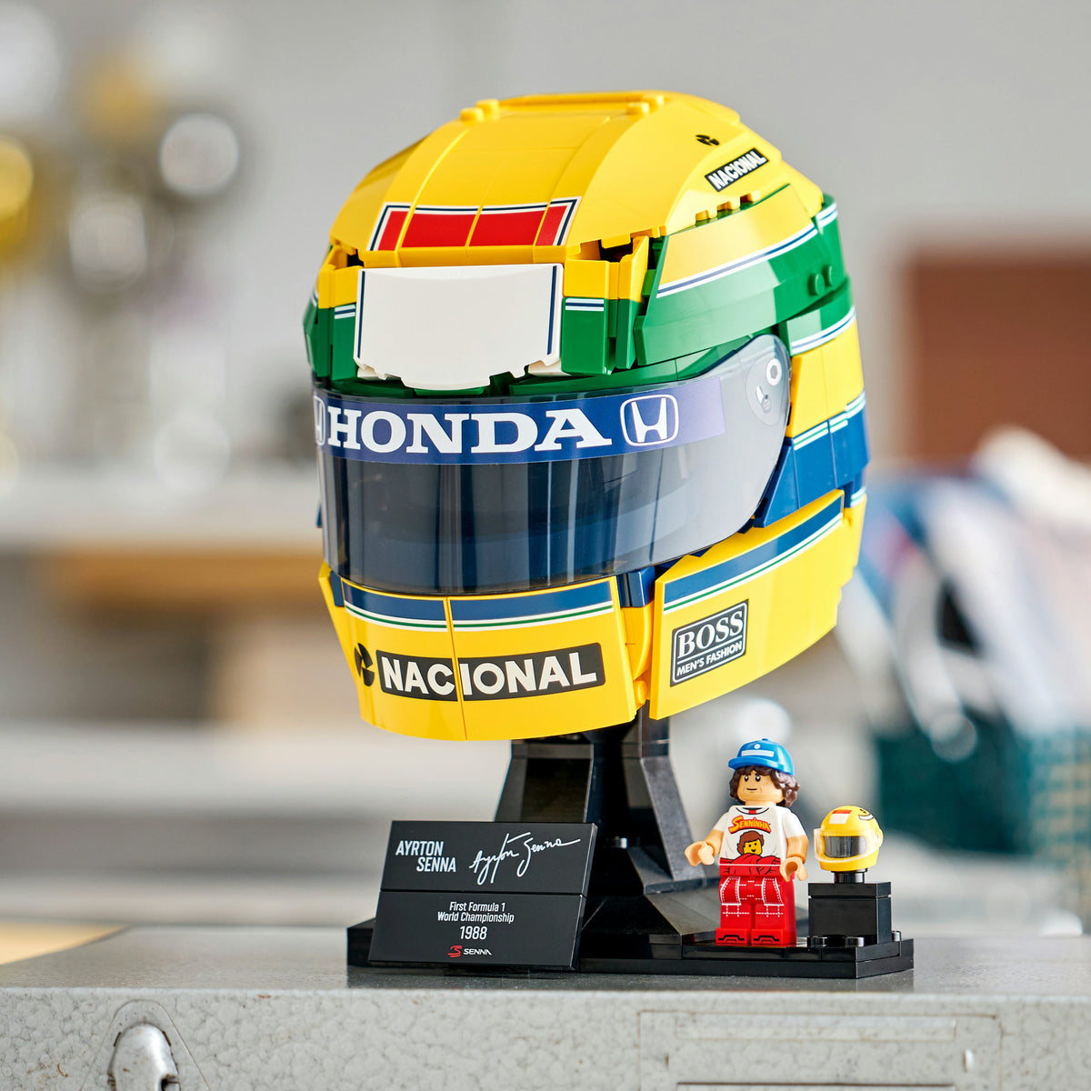 43024 Editions Ayrton Senna Helm, Konstruktionsspielzeug