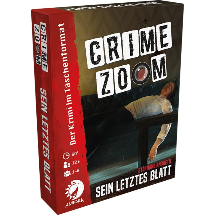 Asmodee Crime Zoom Fall 1: Sein letztes Blatt, Kartenspiel