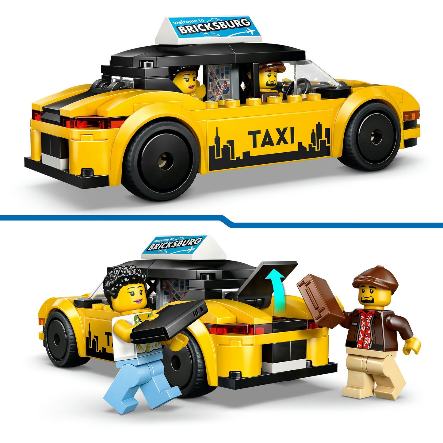 60487 City Gelbes Taxi, Konstruktionsspielzeug