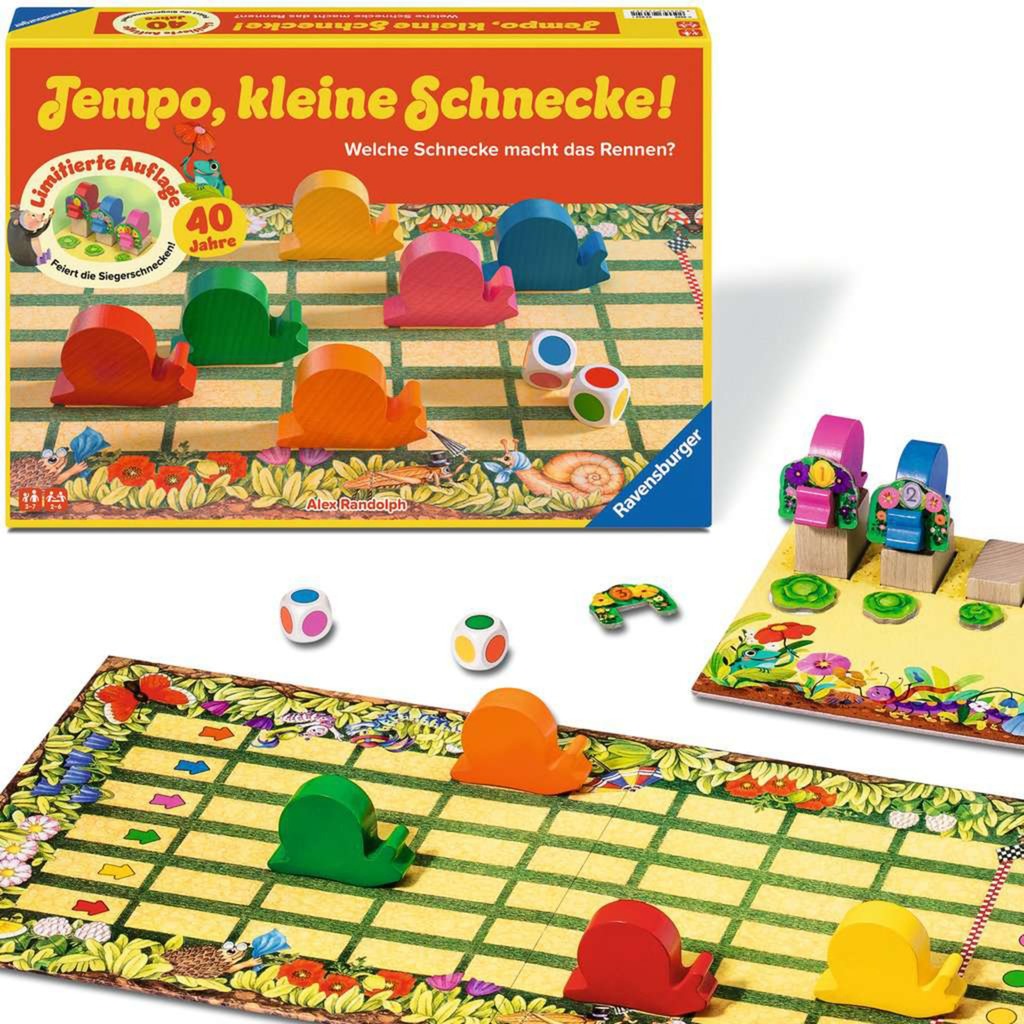 Tempo, kleine Schnecke! 40 Jahre Jubiläumsausgabe, Brettspiel
