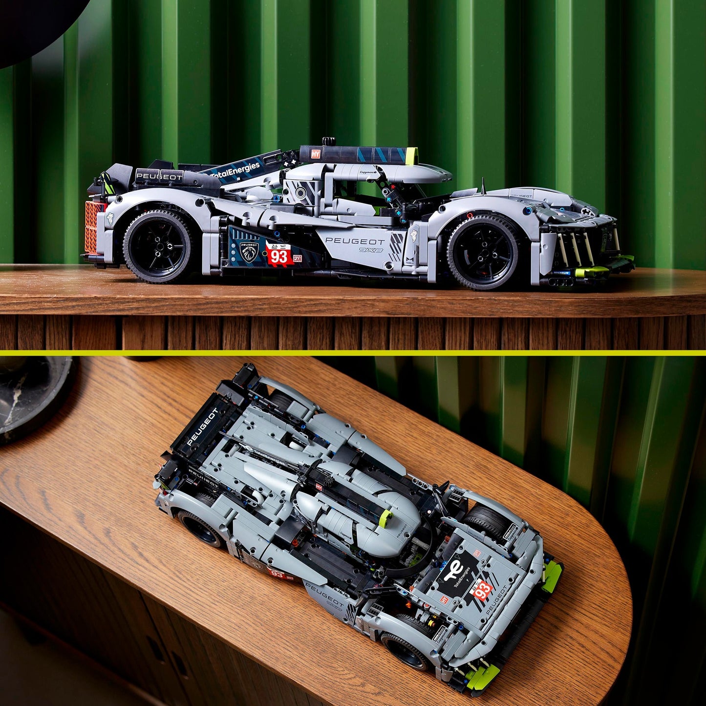 LEGO 42156 Technic PEUGEOT 9X8 24H Le Mans Hybrid Hypercar, Konstruktionsspielzeug