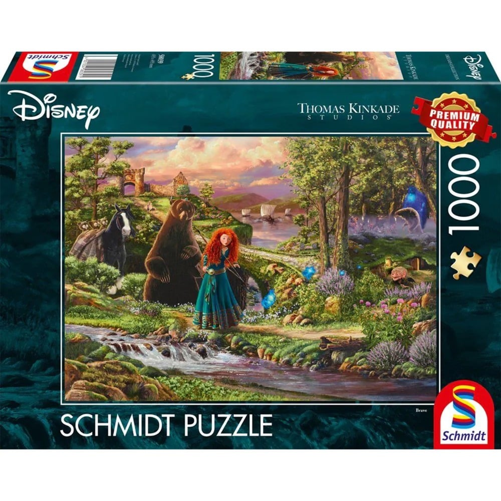 Schmidt Spiele Thomas Kinkade Studios: Disney Dreams Collection - Brave, Merida Legende der Highlands (1000 Teile)