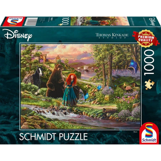 Schmidt Spiele Thomas Kinkade Studios: Disney Dreams Collection - Brave, Merida Legende der Highlands (1000 Teile)