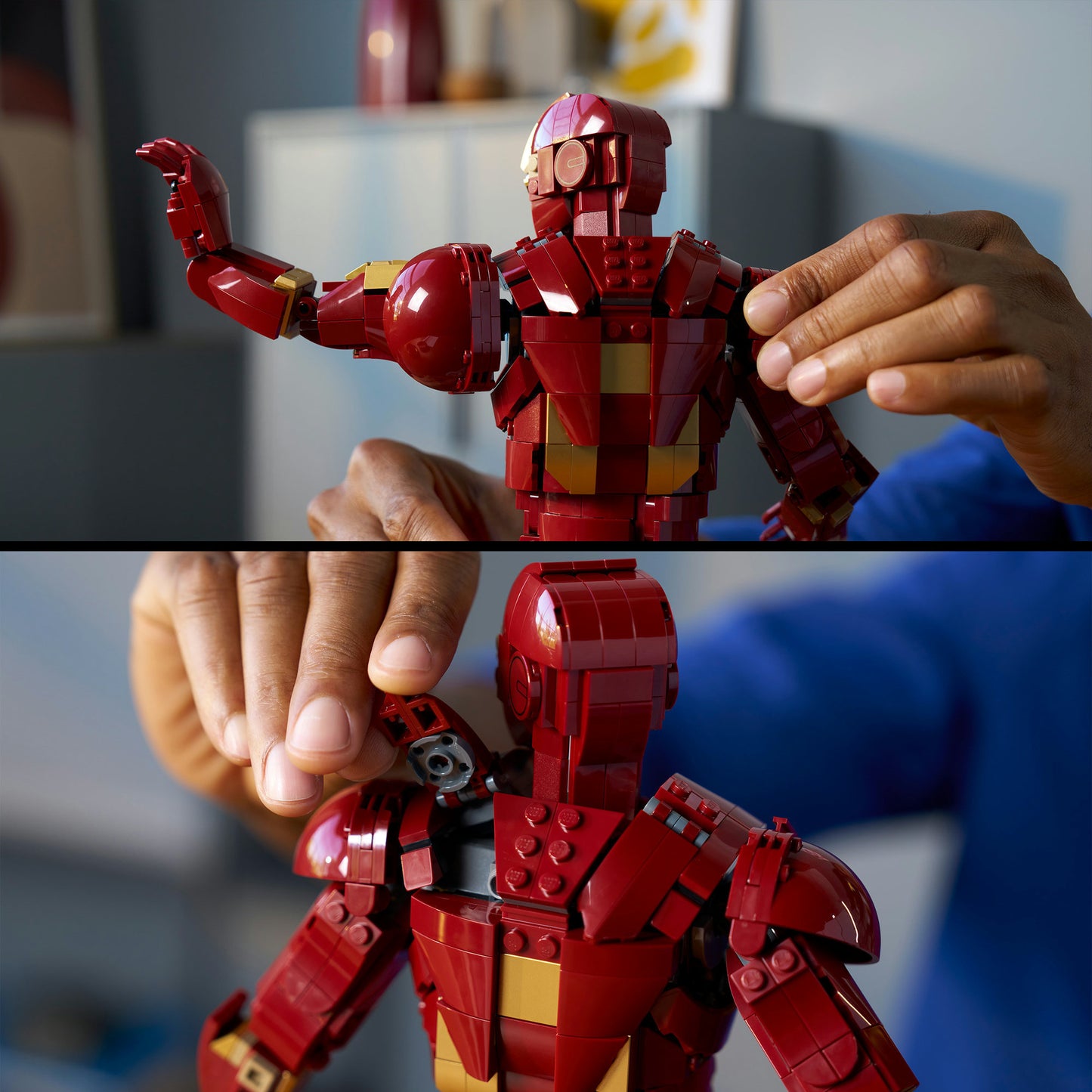 76344 Marvel Super Heroes Iron Man Mark 3 Sammleredition, Konstruktionsspielzeug