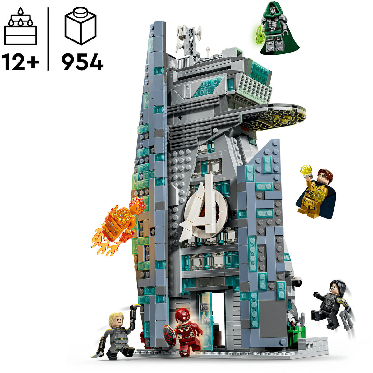 76352 Marvel Super Heroes Avengers: Doomsday Neuer Avengers Tower, Konstruktionsspielzeug