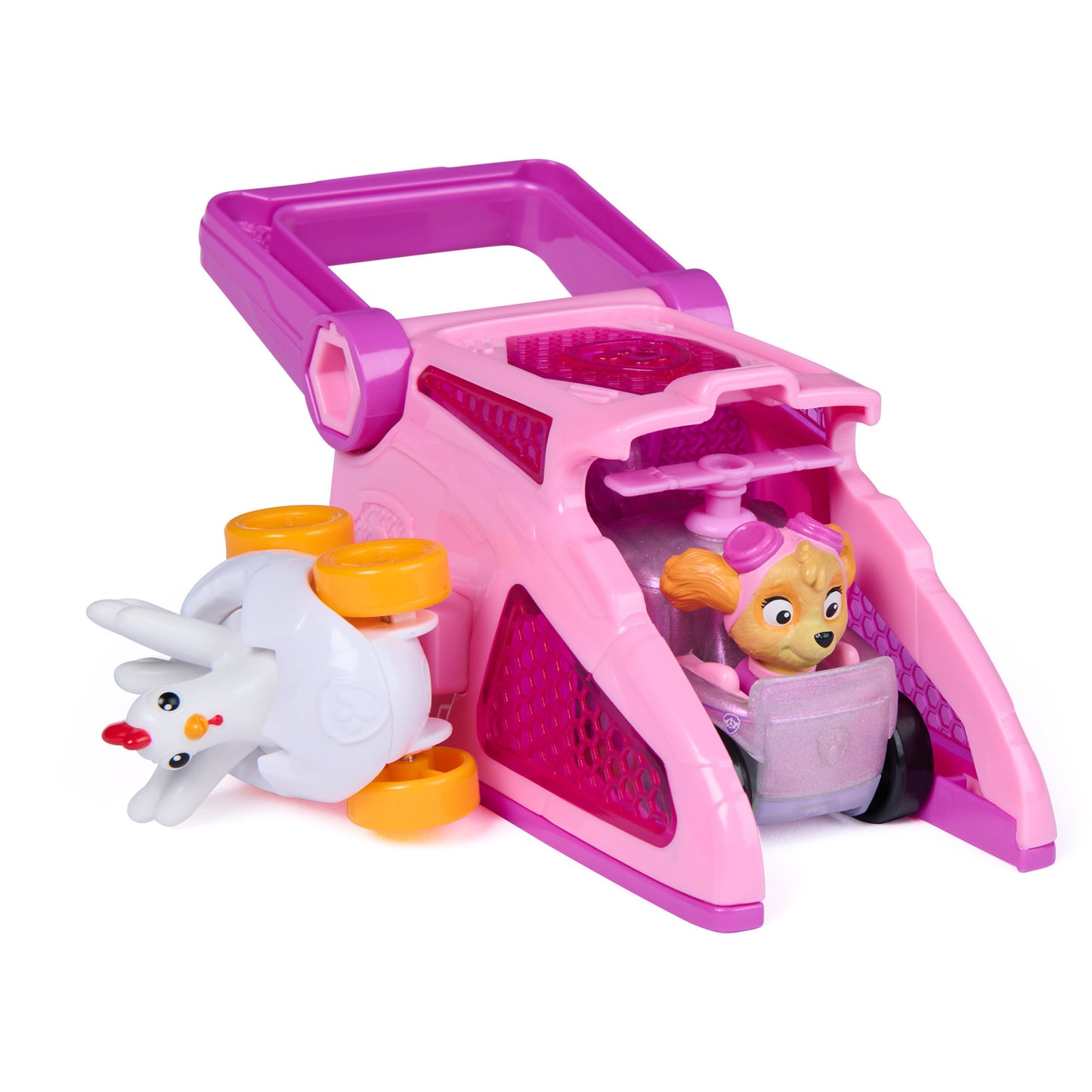 Paw Patrol - Pup Squad Launcher mit Skye und Henrietta Fahrzeugen, Spielfahrzeug