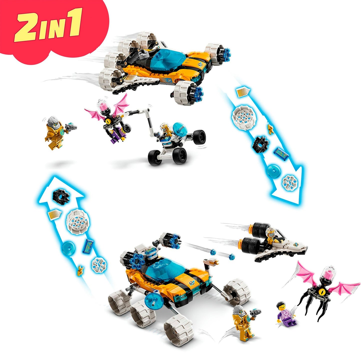 LEGO 71475 DREAMZzz Der Weltraumbuggy von Mr. Oz, Konstruktionsspielzeug