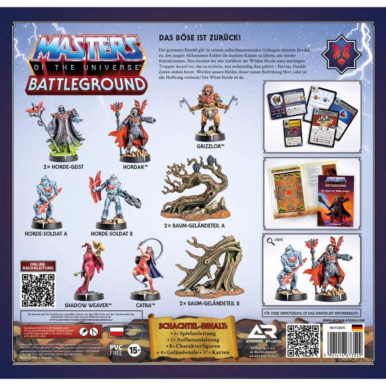 Asmodee Masters of the Universe: Battleground Wave 4 - Die Macht der Wilden Horde, Brettspiel